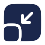 Minimize Square 3 SVG Icon